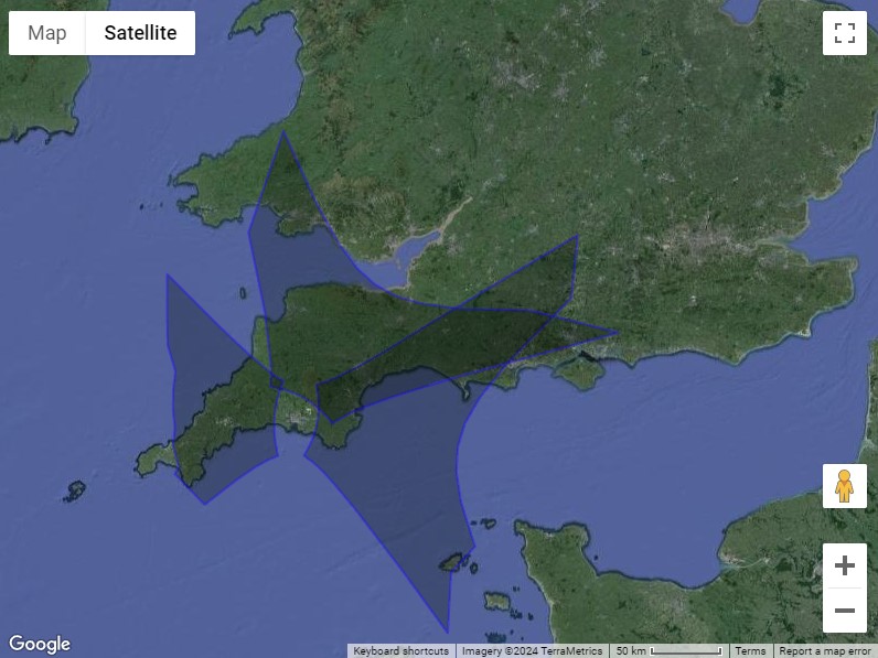 Camera coverage to an altitude of 25km